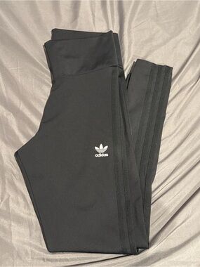 Adidas Leggings Black Striped